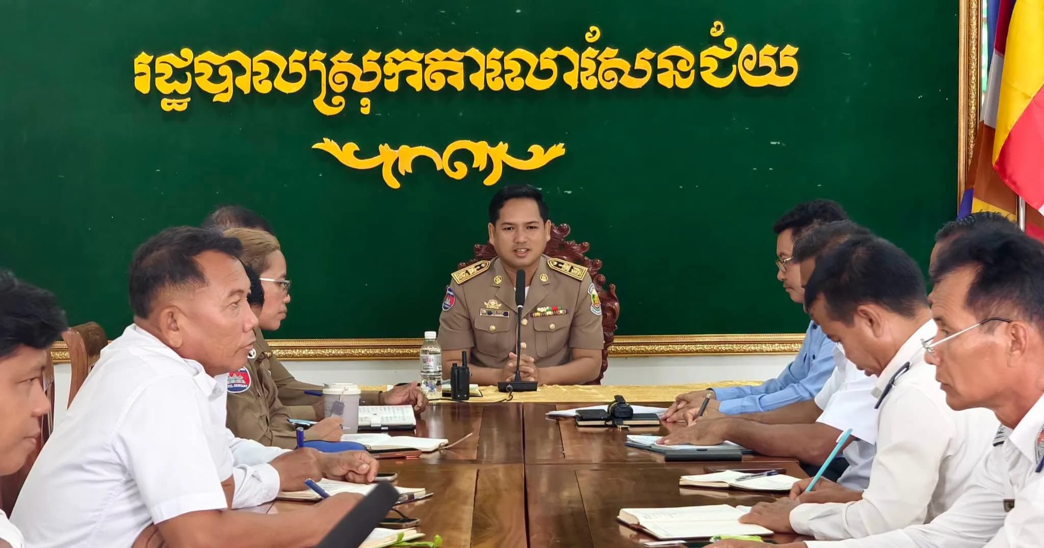 អភិបាលស្រុកតាលោសែនជ័យ ដឹកនាំកិច្ចប្រជុំប្រចាំអាណត្តិការិយាល័យអប់រំ យុវជន និងកីឡា ស្រុកតាលោសែនជ័យ