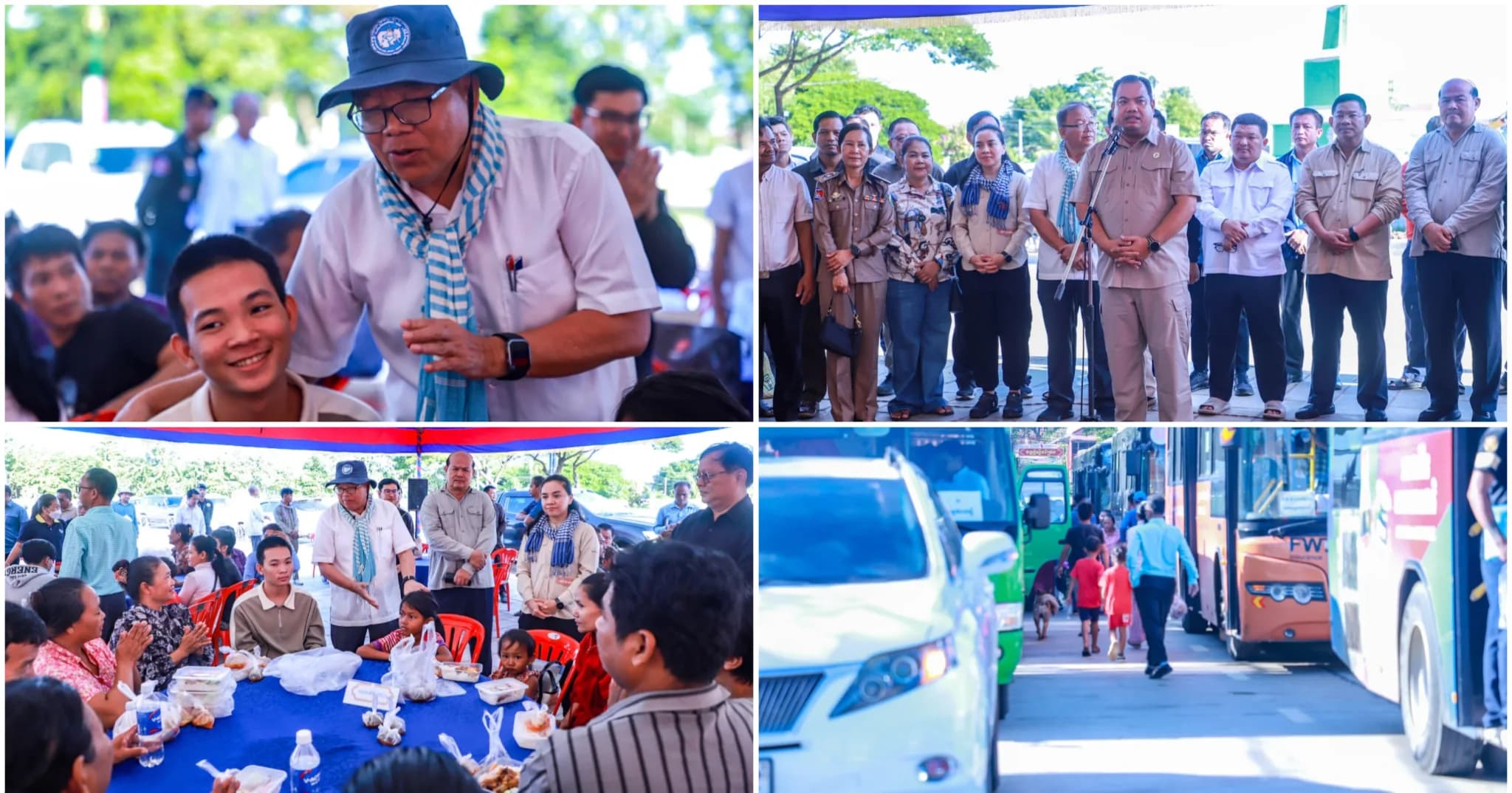 ប្រជាពលរដ្ឋមកពី៥រាជធានី-ខេត្ត ចុះទទួលទីតាំងដីក្រោមគម្រោង (ផ.ក.អ.) នៅស្រុកសេសាន ខេត្តស្ទឹងត្រែង