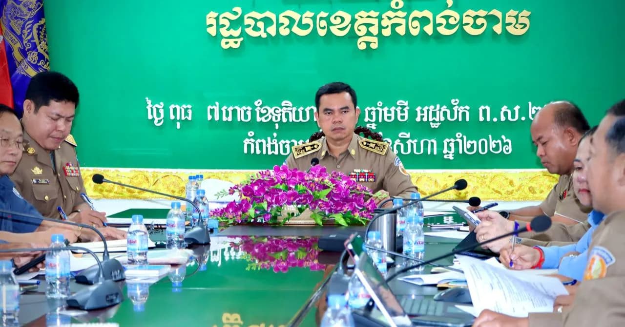អាជ្ញាធរខេត្តកំពង់ចាមបន្តដោះស្រាយវិវាទដីធ្លីជូនបងប្អូនប្រជាពលរដ្ឋក្នុងស្រុកស្រីសន្ធរ