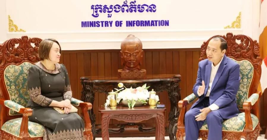 រដ្ឋមន្រ្ដីក្រសួងព័ត៌មាន លើកទឹកចិត្តឱ្យមណ្ឌលព័ត៌មានស្ត្រីកម្ពុជា បន្តពង្រីកការផ្សព្វផ្សាយតាមបណ្តាញសង្គម ដើម្បីពង្រីកការផ្សាយនៅទូទាំងប្រទេស ជាពិសេសយុវជន និងប្រជាពលរដ្ឋនៅតាមមូលដ្ឋាន