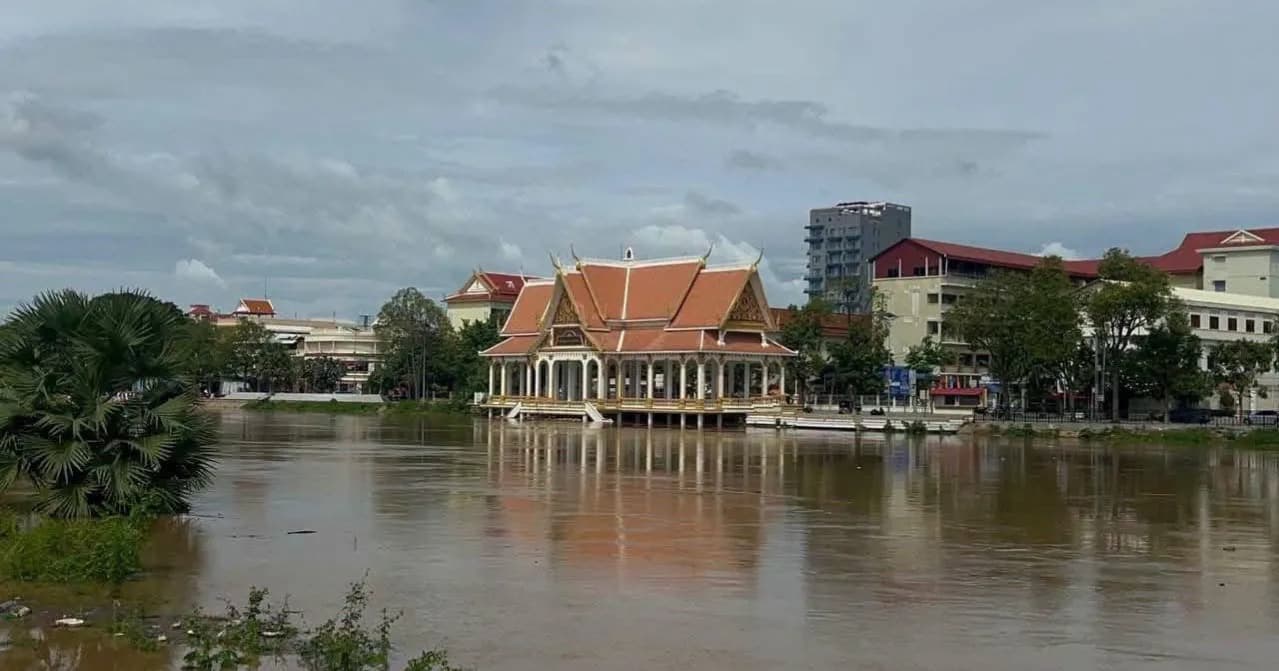 ស្ថានភាពទឹកស្ទឹងសង្កែ ហក់ឡើងជិតដល់ចំណុចប្រកាសអាសន្នហើយ