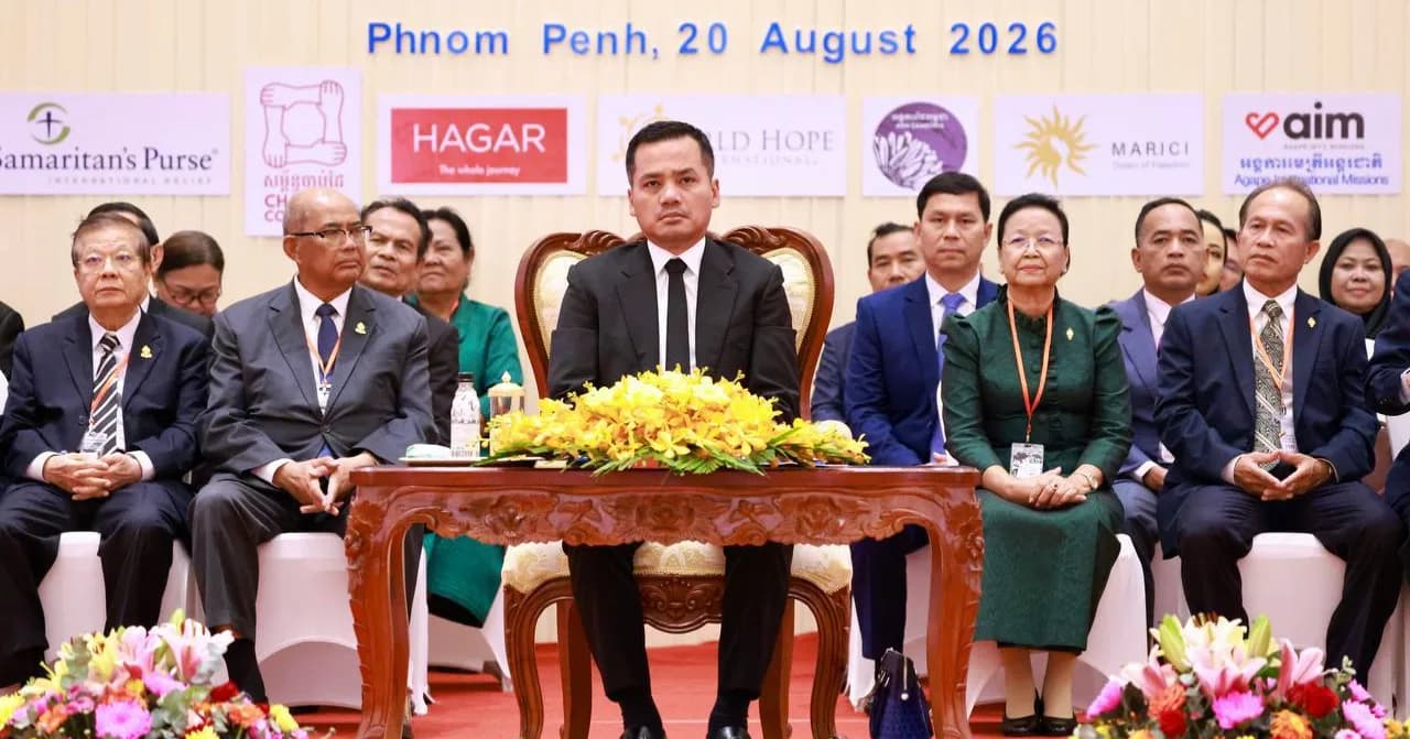 ឯកឧត្តមអភិសន្តិបណ្ឌិត ស សុខា អញ្ជើញជាអធិបតីក្នុងទិវាជាតិអន្តរសាសនាប្រឆាំងអំពើជួញដូរមនុស្ស លើកទី១០ ឆ្នាំ២០២៦